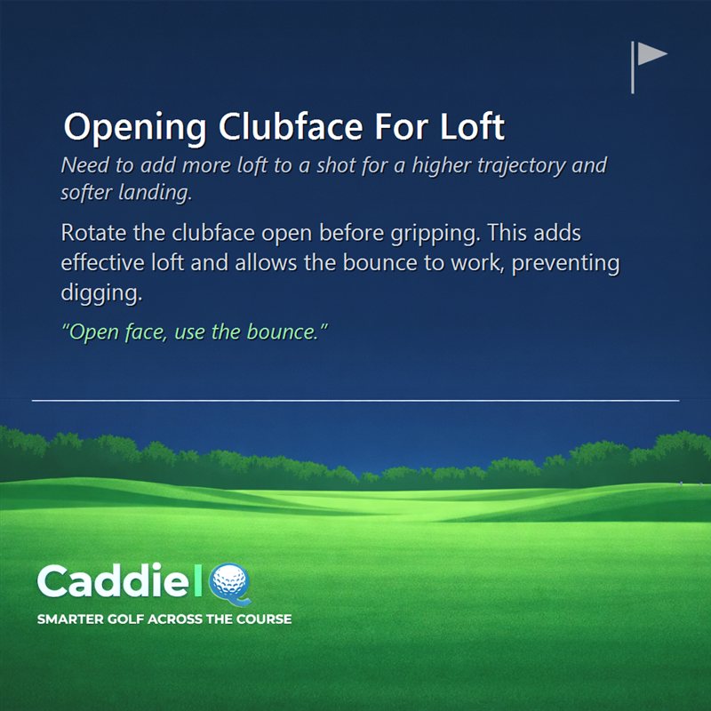 Mastering Loft: How to Open Your Clubface for Higher Shots