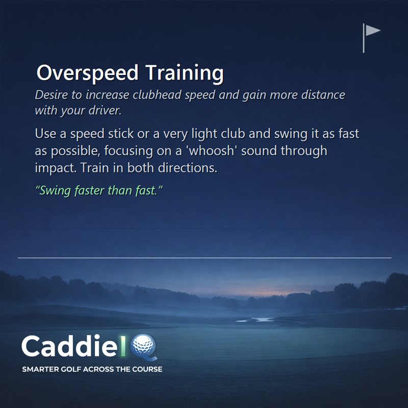 Boost Your Driver Distance: The Power of Overspeed Training