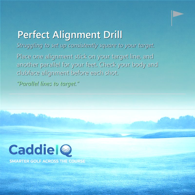 Perfect Golf Alignment: Set Up Square Every Time