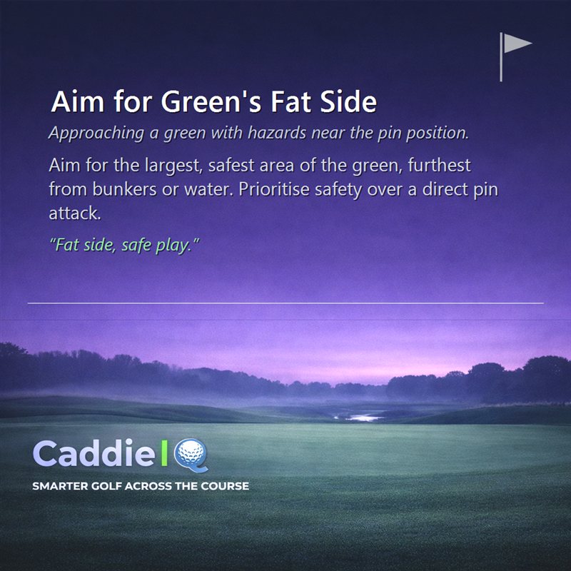 Smart Golf: Aim for the Green's Fat Side