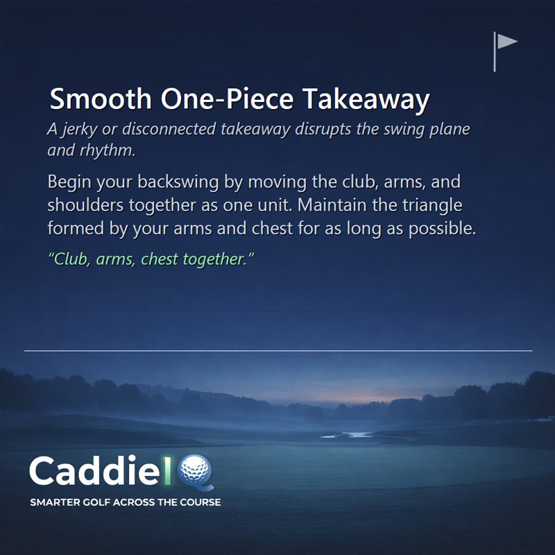Smooth Golf Takeaway: Unlock Power & Consistency
