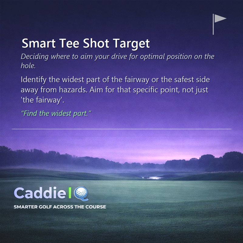 Strategic Tee Shots: Aim Smart, Score Lower