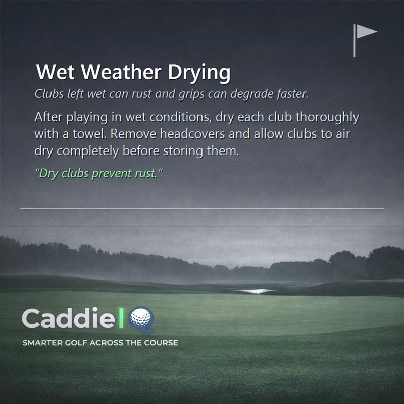 Prevent Rust: Essential Wet Weather Golf Club Care